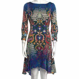 Peter Pilotto Silk Knee-Length Dress Size: S | US4, UK8